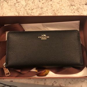 Black coach wallet